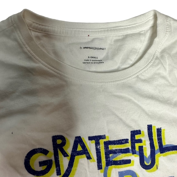 ANTHROPOLOGIE NWT Grateful Heart Graphic Tee xs - Picture 8 of 11